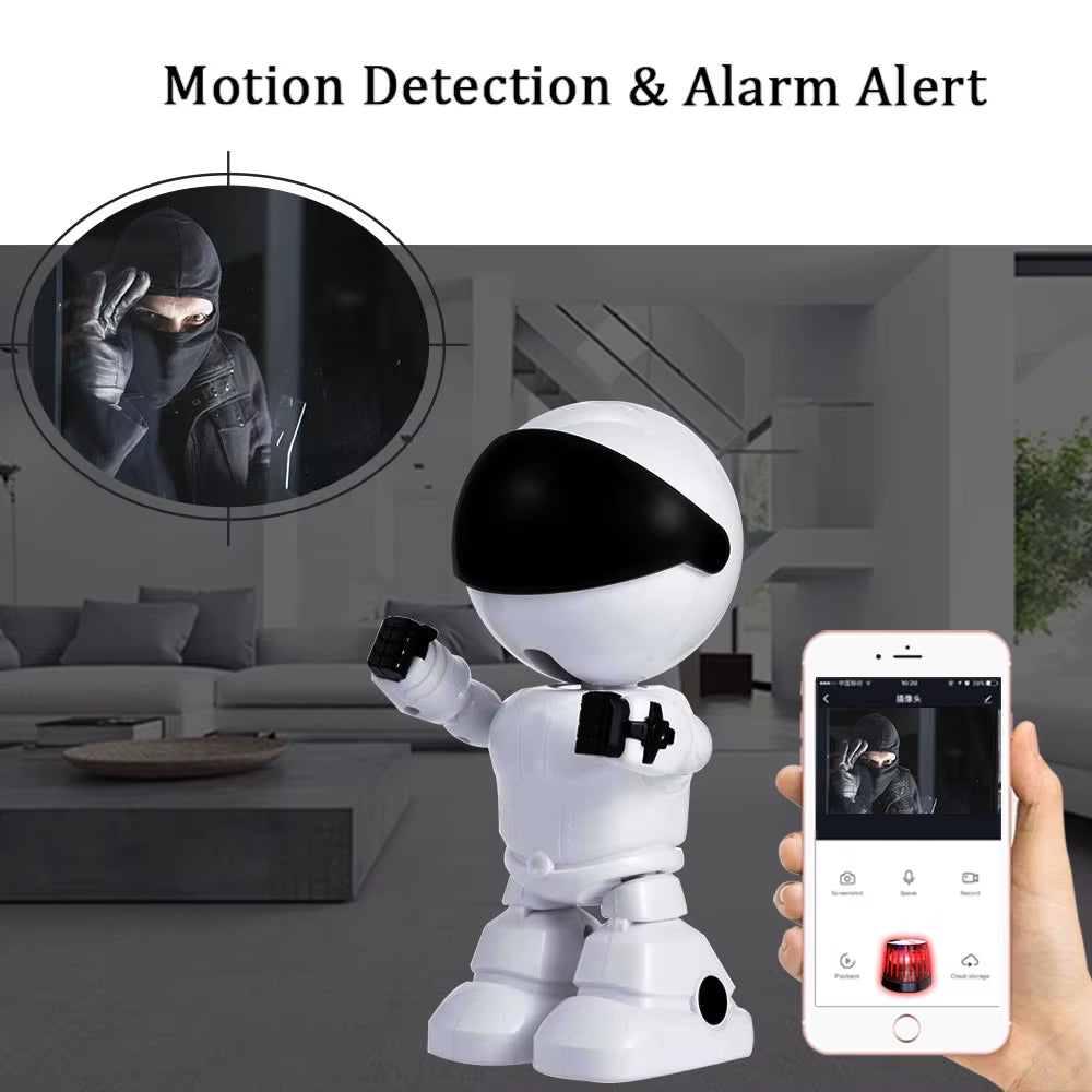 Baby Camera 1080P HD Wireless Smart Baby Monitor Wifi IP ROBOT Camera Audio Video Record Surveillance Home Security