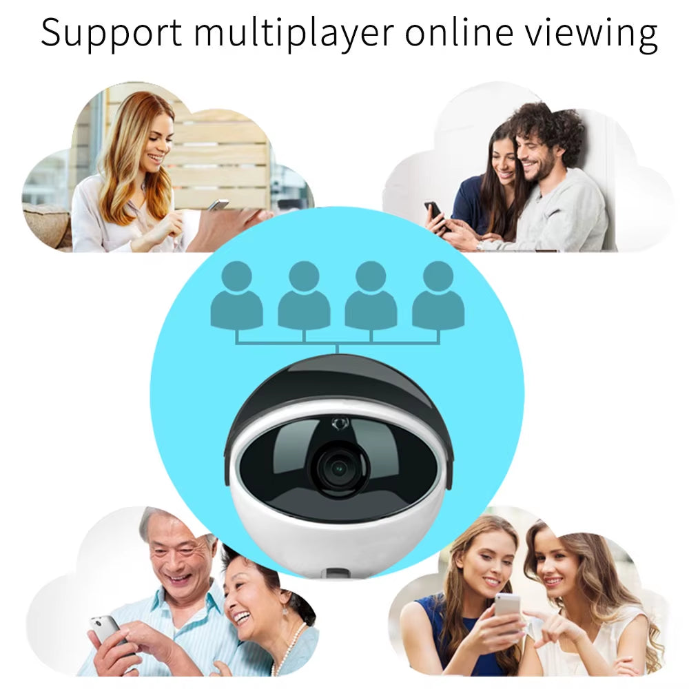 Baby Camera 1080P HD Wireless Smart Baby Monitor Wifi IP ROBOT Camera Audio Video Record Surveillance Home Security