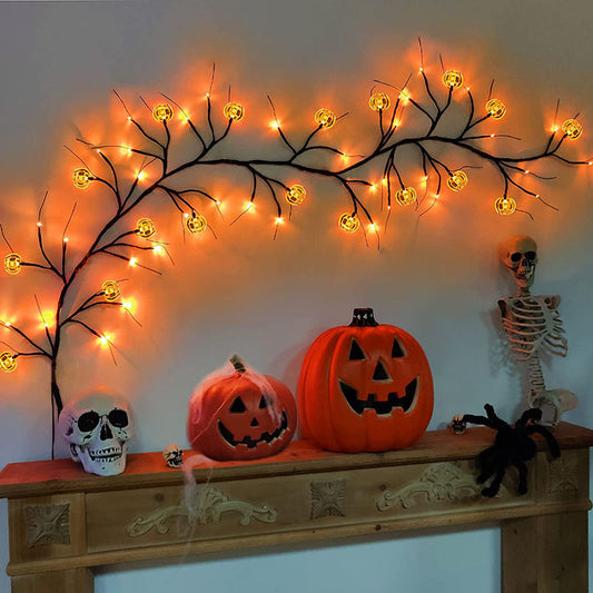 Light Up Your Halloween with the LED Willow Vine String Lights