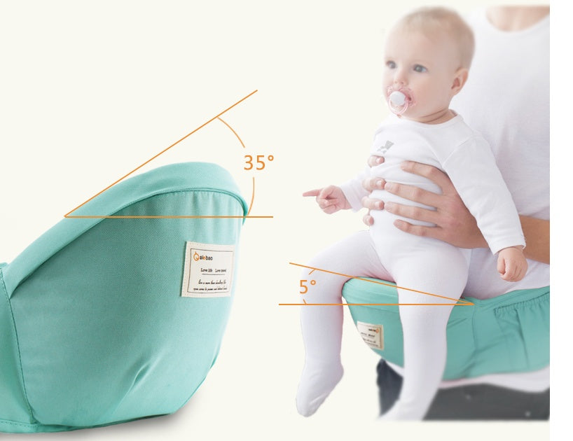 Multi-Functional Baby Waist Stool Ergonomic Hip Seat Carrier for Newborns & Toddlers