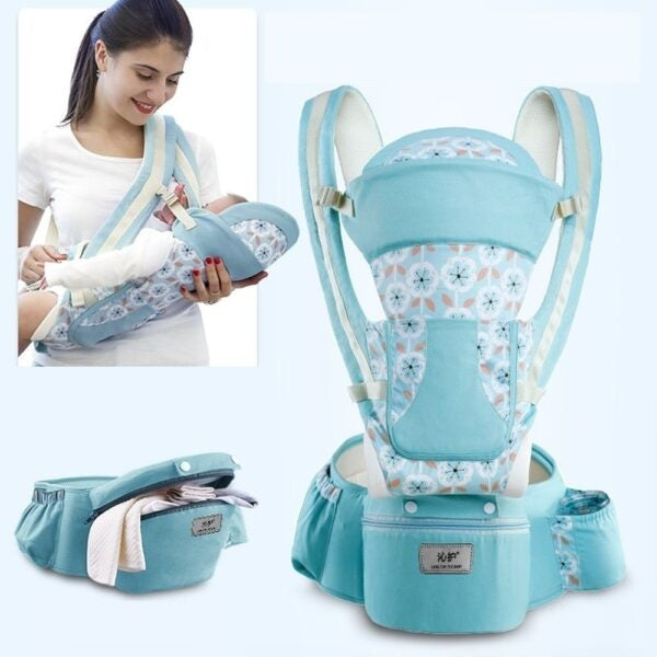 Multi-Functional Baby Waist Stool Ergonomic Hip Seat Carrier for Newborns & Toddlers