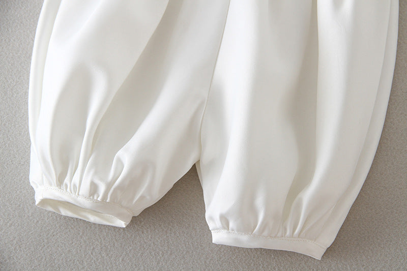 Baby Boy White Formal Outfit with Hat – Christening, Baptism, or Birthday Party Two-Piece Suit