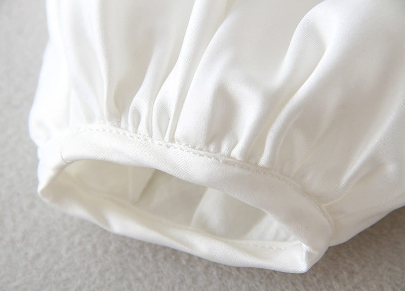 Baby Boy White Formal Outfit with Hat – Christening, Baptism, or Birthday Party Two-Piece Suit