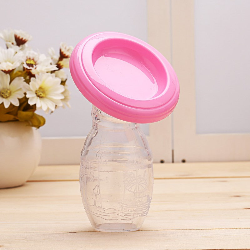 Full Silicone Breast Milk Collector – Hands-Free Nursing Milk Saver for Breastfeeding Moms