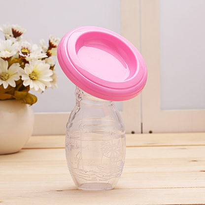 Full Silicone Breast Milk Collector – Hands-Free Nursing Milk Saver for Breastfeeding Moms