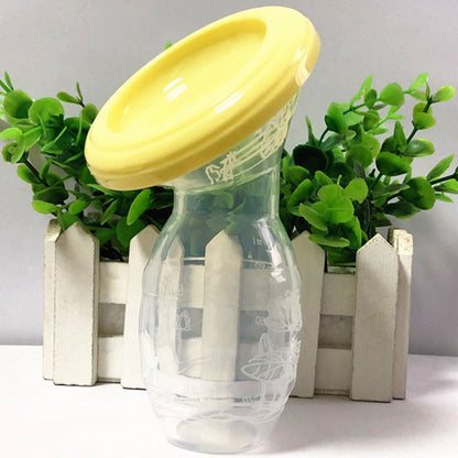 Full Silicone Breast Milk Collector – Hands-Free Nursing Milk Saver for Breastfeeding Moms