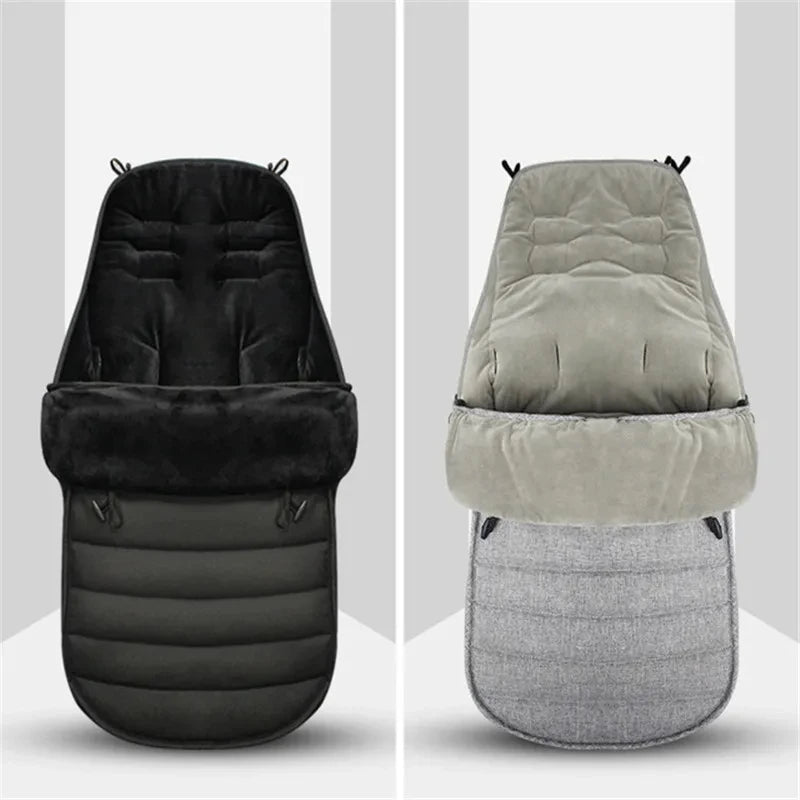 Winter Thickened Sleeping Bag Warm Baby Sleeping Bag Envelope Newborn Windproof Waterproof Stroller Foot Cover Stroller Accessor