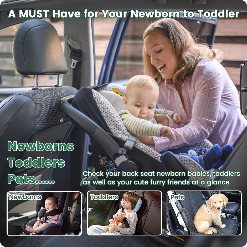 HD 720P WIFI Car Baby Back Seat IR Camera Baby In-Car Surveillances 2.4/5G Wireless Camera for Iphone Ipad Android Phone